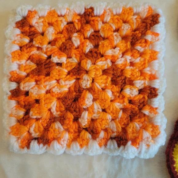 π΄3/$15π΄ Vintage handmade pot holders/trivits/warm pads set of 4 kitchen - Picture 6 of 12